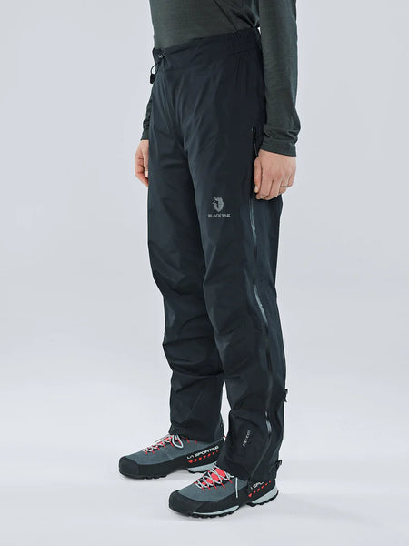 Blackyak Damen Lunag Gore-Tex 3L | Hardshellhose black beauty schwarz Regenhose Outdoorhose wasserdicht Recco Auf und Davon Outdoor Equipment