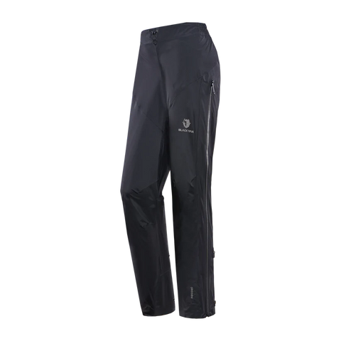 Blackyak Damen Lunag Gore-Tex 3L | Hardshellhose black beauty schwarz Regenhose Outdoorhose wasserdicht Recco Auf und Davon Outdoor Equipment