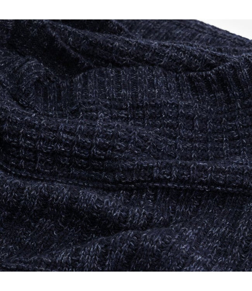 Blue Loop Harlingen Plaid - Wolldecke navy melange - Auf und Davon | Outdoor Equipment