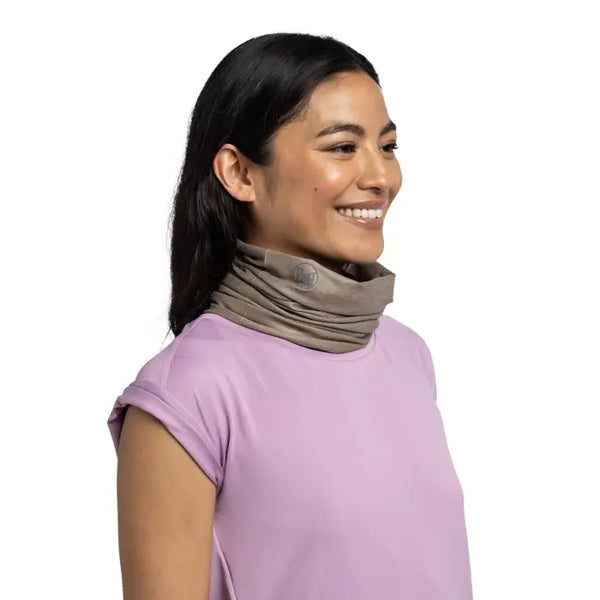 Buff Coolnet UV® Insect Shield Solid tundra khaki Schlauchschal Insektenschutz khaki Auf und Davon Outdoor Equipment