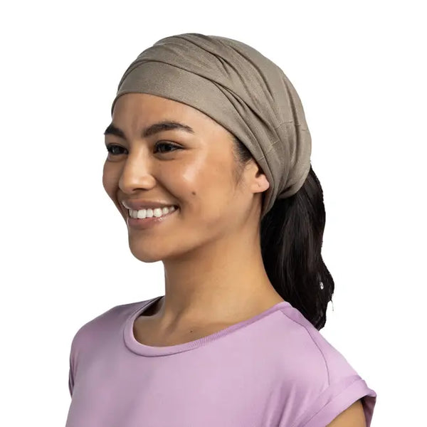 Buff Coolnet UV® Insect Shield Solid tundra khaki Schlauchschal Insektenschutz khaki Auf und Davon Outdoor Equipment