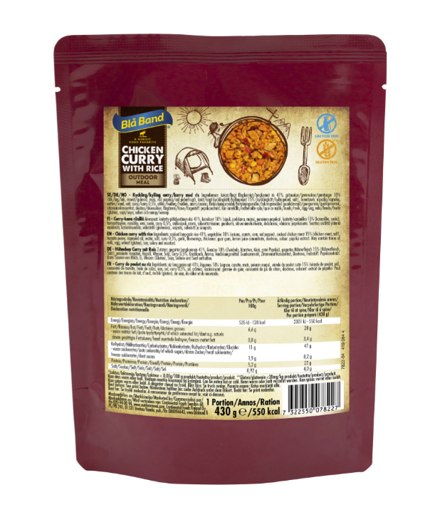 Chicken Curry with Rice (Wet P.) - Outdoor Essen