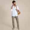 Craghoppers NosiLife Nuoro Langarmshirt II - Herren white Reisehemd Auf und Davon Outdoor Equipment