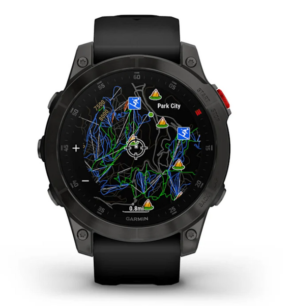 GARMIN epix (Gen 2) – Sapphire Edition Smartwatch Sportuhr Laufuhr Auf und Davon | Outdoor Equipment
