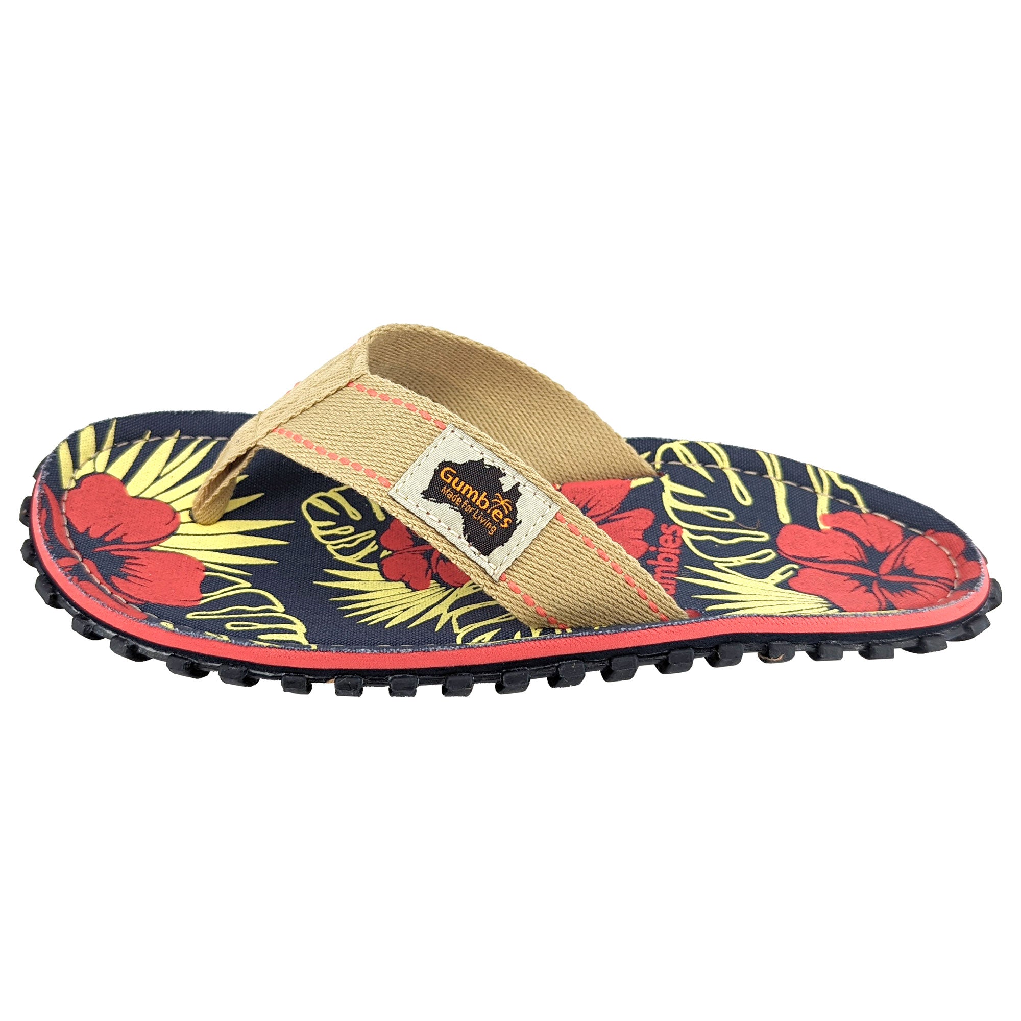 Original Freizeitsandale - Denim Hibiscus