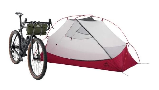 fahrradtour mit zelt MSR Hubba Hubba Bikepack 1