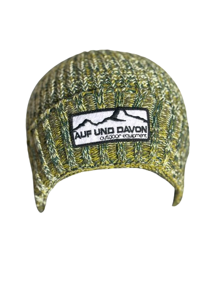 Auf und Davon Strickmütze - Multi-Grün