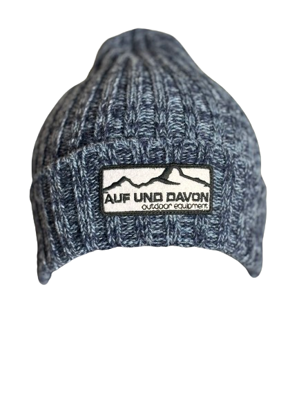 Auf und Davon Strickmütze - Blau