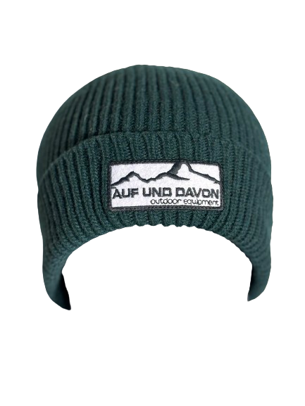 Auf und Davon Strickmütze - Moosgrün