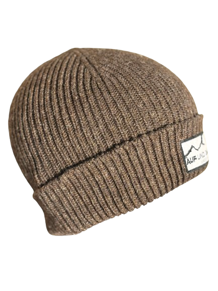 Auf und Davon Strickmütze - Dunkelbraun