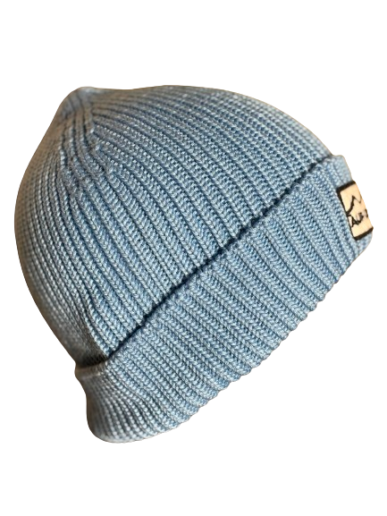 Auf und Davon Strickmütze - Hellblau