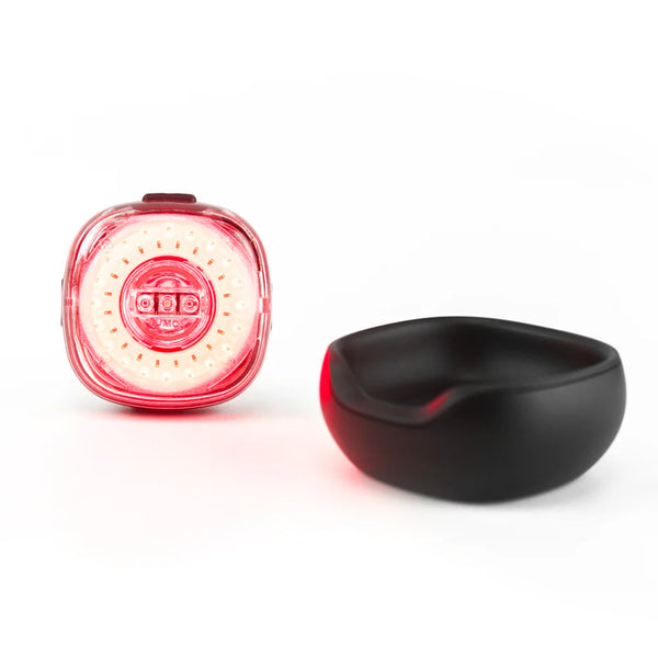 LUMOS Firefly Single LED Helmlicht Rücklicht Bremslicht für Fahrradhelm Fahrradlicht Auf und Davon Outdoor Equipment