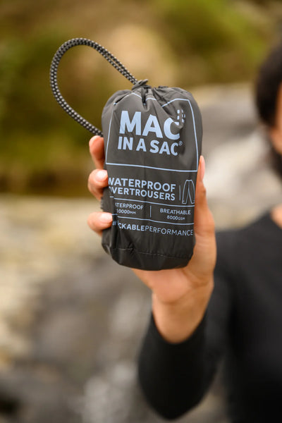 Mac in a Sac Origin Packable Waterproof Overtrousers | Regenhose black