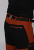 dark orange/black
