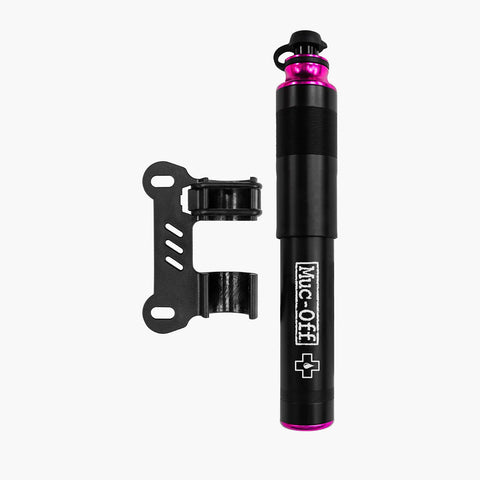 Muc Off AirMach Mini Pump | Fahrradpumpe black pink Auf und Davon Outdoor Equipment