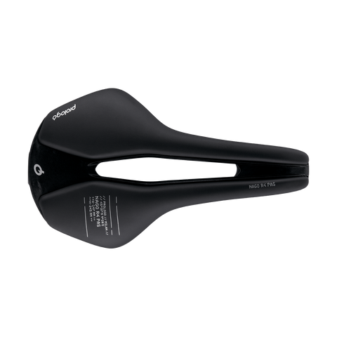prologo Nago R4 PAS 147 Tirox Fahrradsattel schwarz – Draufsicht
