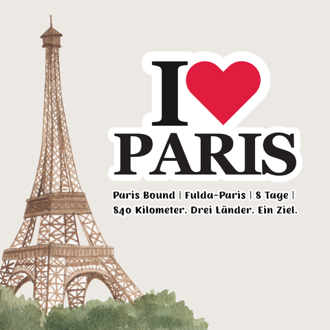 Paris Bound Fulda-Paris | 8 Tage | 840 Kilometer | Rennrad & Gravel