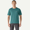 Patagonia Men's Capilene Cool Daily Graphic Shirt strataspire wetland blue x-dye türkis Auf und Davon Outdoor Equipment