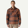 Patagonia Men's Lightweight Insulated Fjord Flannel Shirt | Hemd ahore ink black gefüttert kariert Auf und Davon Outdoor Equipment