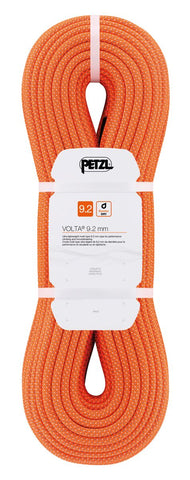 Petzl Volta 9.2mm 80m Kletterseil Einfachseil orange Auf und Davon Outdoor Equipment