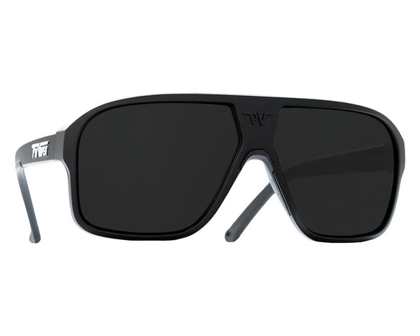 Pit Viper The Flight Optics HDPV - Exec Smoke | Fahrradbrille schwarz Fliegerbrille Sonnenbrille polarisiert Auf und Davon Outdoor Equipment