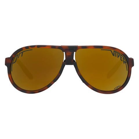 Pit Viper The Jethawk HDPV - Land Locked | Sonnenbrille Pornobrille Fliegerbrille polarisiert braun Auf und Davon Outdoor Equipment