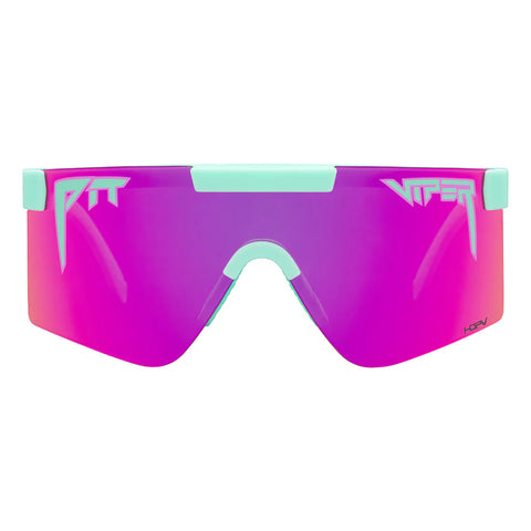 Pit Viper The Originals 2.0 Regular HDPV - Oral Exam Fahrradbrille pink türkis schnelle Brille Laufbrille Trendbrille Auf und Davon Outdoor Equipment
