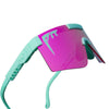 Pit Viper The Originals 2.0 Regular HDPV - Oral Exam Fahrradbrille pink türkis schnelle Brille Laufbrille Trendbrille Auf und Davon Outdoor Equipment