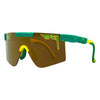 Pit Viper Pit Viper The Originals 2.0 Regular HDPV - Straya Fahrradbrille braun grün schnelle Brille Trendbrille Laufbrille Auf und Davon Outdoor Equipment
