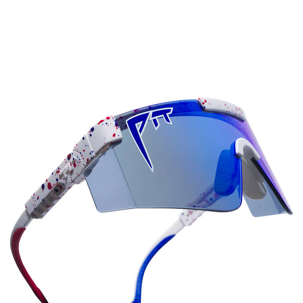 Pit Viper The Originals 2.0 Wide - Merika | Fahrradbrille blau Laufbrille schnelle Brille Auf und Davon Outdoor Equipment