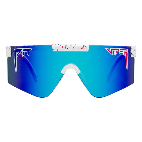 Pit Viper The Originals 2.0 Wide - Merika | Fahrradbrille blau Laufbrille schnelle Brille Auf und Davon Outdoor Equipment