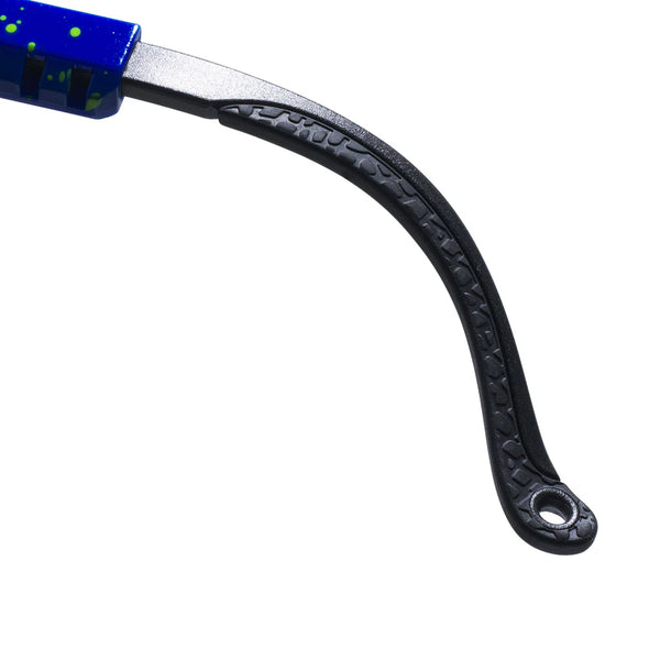 Pit Viper The Originals 2.0 Wide HDPV - Leonardo Fahrradbrille Laufbrille schnelle Brille blau grün Auf und Davon Outdoor Equipment