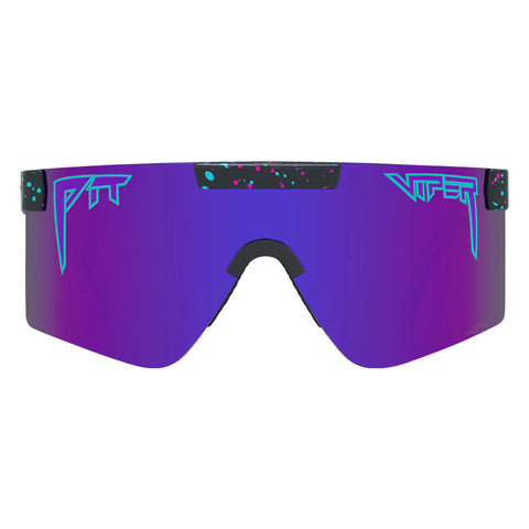Pit Viper The Originals 2.0 Wide HDPV - Midnight Purple Fahrradbrille schwarz violett schnelle Brille Laufbrille Auf und Davon Outdoor Equipment