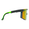 Pit Viper The Originals 2.0 Wide HDPV - Monster Bull | Fahrradbrille orange schnelle Brille Laufbrille Auf und Davon Outdoor Equipment