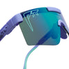 Pit Viper The Originals 2.0 Wide HDPV - Moontower Fahrradbrille weiß blau grün  schnelle Brille Laufbrille Auf und Davon Outdoor Equipment
