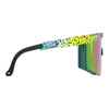 pit viper The Originals 2.0 Wide HDPV - Rec Beach | Fahrradbrille leopard polarisiert schnelle Brille Laufbrille Auf und Davon Outdoor Equipment