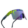 pit viper The Originals 2.0 Wide HDPV - Rec Beach | Fahrradbrille leopard polarisiert schnelle Brille Laufbrille Auf und Davon Outdoor Equipment
