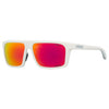 Pit Viper The Turboshaft HDPV - Miami Nights Red Sonnenbrille rosa weiß rutschfest polarisiert Auf und Davon Outdoor Equipment
