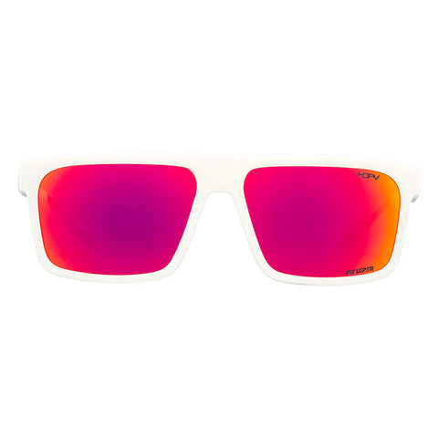 Pit Viper The Turboshaft HDPV - Miami Nights Red Sonnenbrille rosa weiß rutschfest polarisiert Auf und Davon Outdoor Equipment