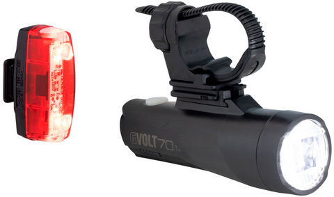 Cateye G Volt 70.1 + Rapid micro G Fahrradlicht Set Beleutungsset Fahrrad - Auf und Davon | Outdoor Equipment