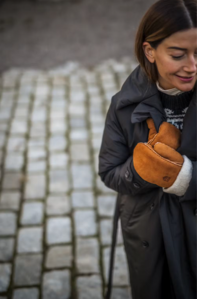 Sheepskin Mitt