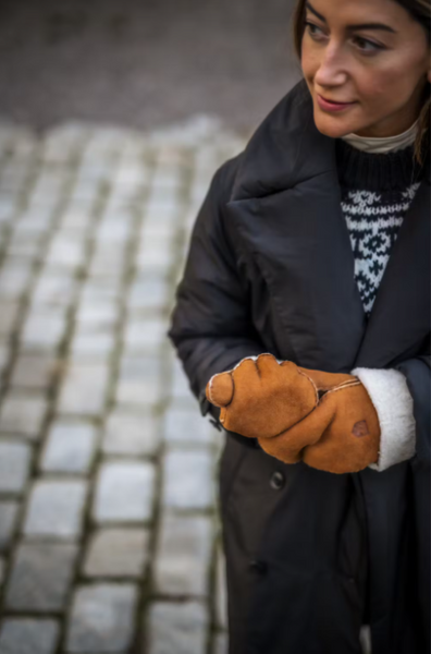 Sheepskin Mitt