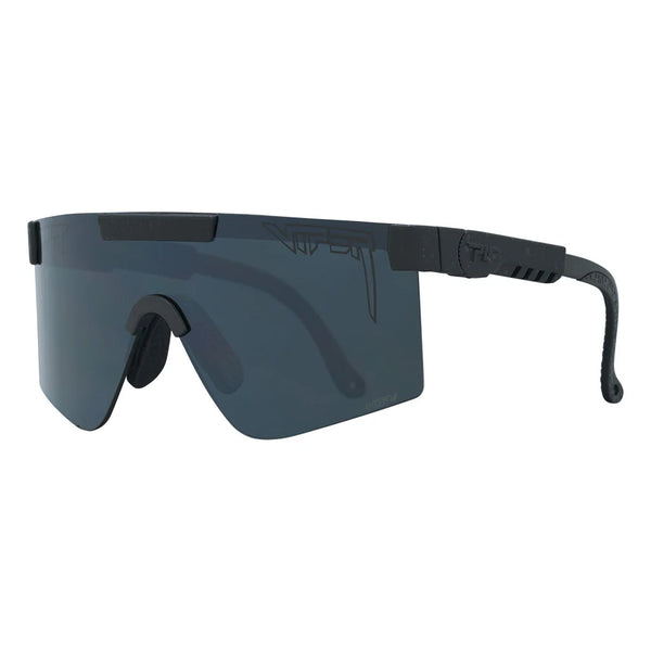 The Originals 2.0 Wide HDPV - Blacking Out Fahrradbrille schwarz Laufbrille polarisiert schnelle Brille Auf und Davon Outdoor Equipment