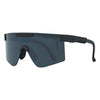The Originals 2.0 Wide HDPV - Blacking Out Fahrradbrille schwarz Laufbrille polarisiert schnelle Brille Auf und Davon Outdoor Equipment
