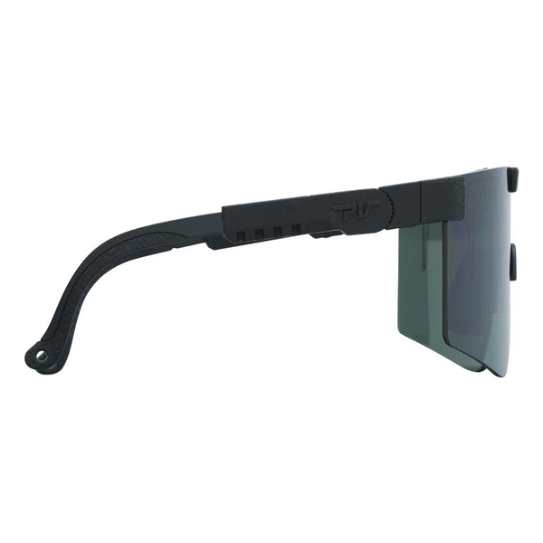 The Originals 2.0 Wide HDPV - Blacking Out Fahrradbrille schwarz Laufbrille polarisiert schnelle Brille Auf und Davon Outdoor Equipment
