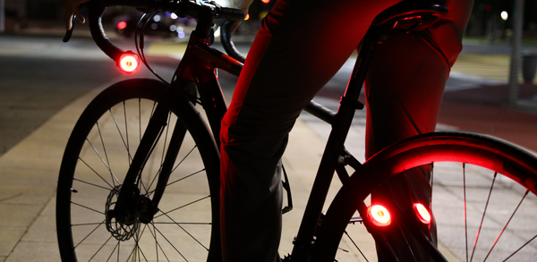 LUMOS Firefly am Fahrrad