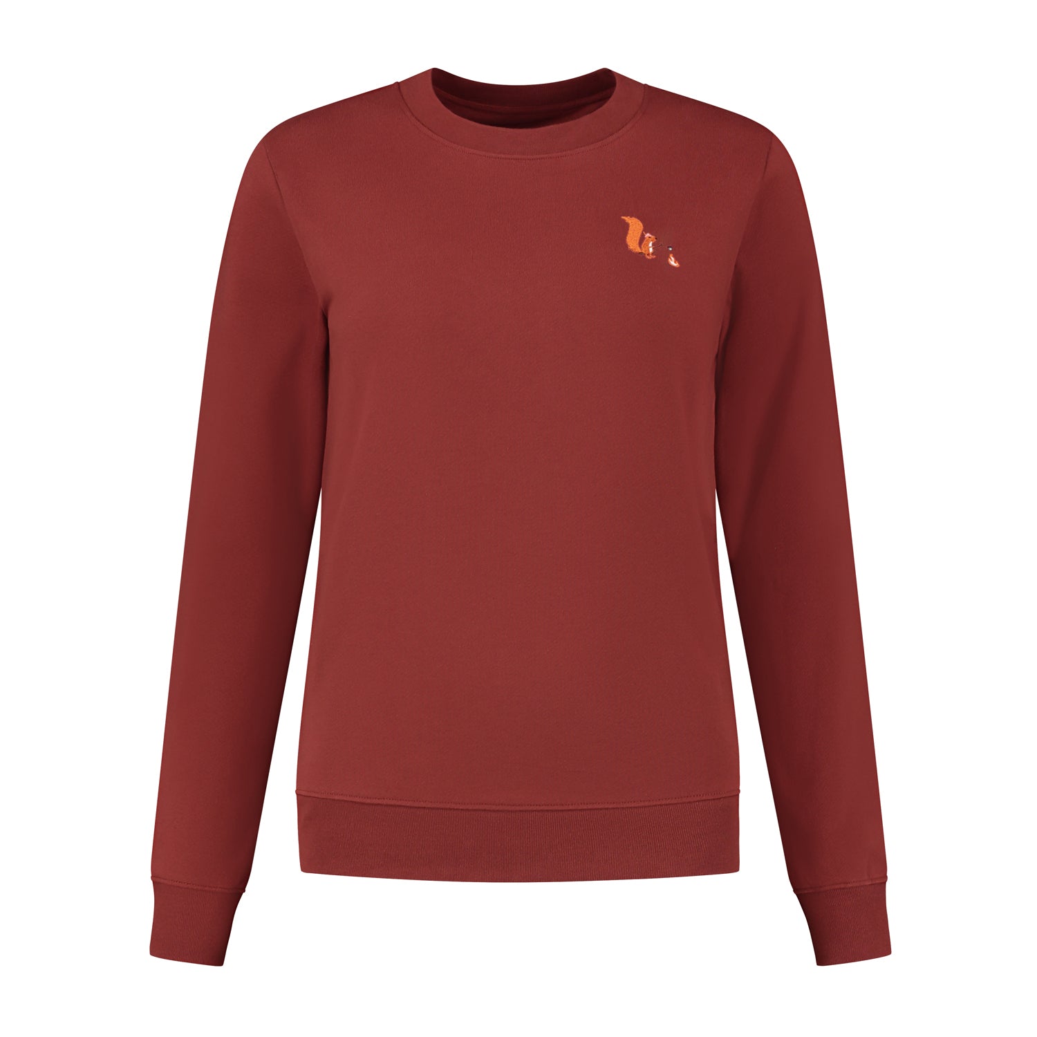 W Blue Fleece Squirrel sweater