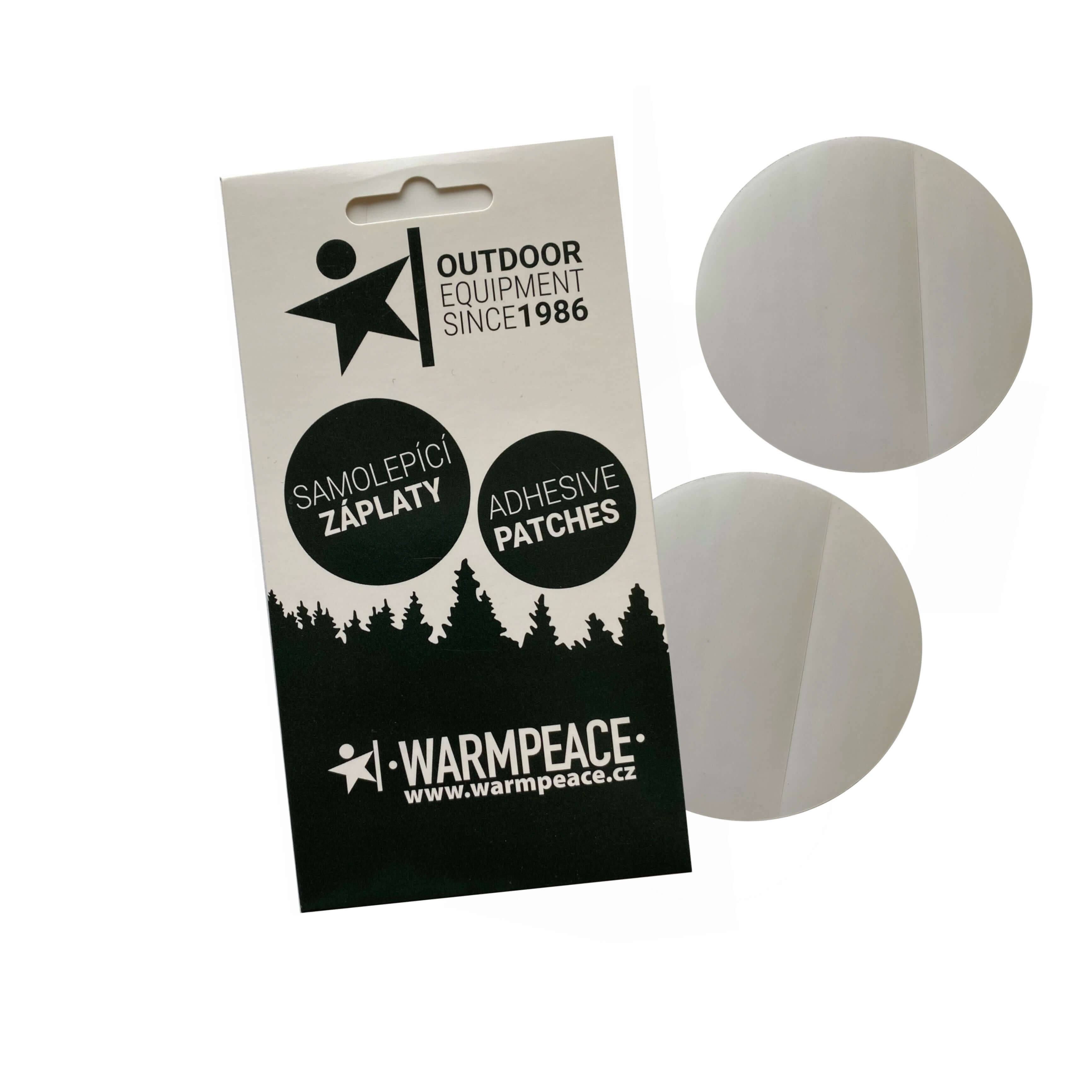 Warmpeace Selbstklebende Flicken 2 Stück Auf und Davon | Outdoor Equipment 
