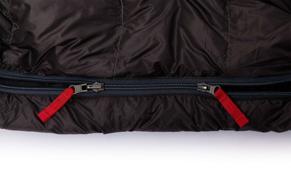 Warmpeace Viking 600 sahdow blue-grey-black_ 195 cm Schlafsack Auf und Davon Outdoor Equipment