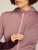 icebreaker Women's Merino 200 Realfleece Descender LS Zip Hoodie | Fleecejacke summit/java/acid pink/cb Funktionshoody Merino Hoody Auf und Davon Outdoor Equipment